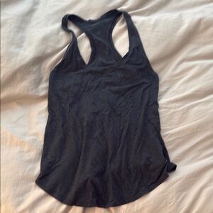 Lululemon Women's Dark Grey Tank Top
